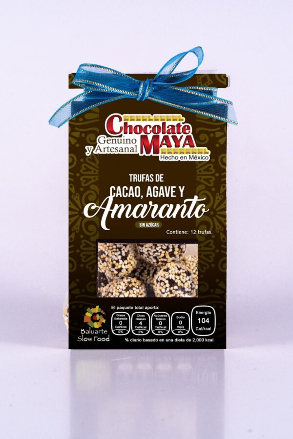 Trufas Agave-Cacao-Amaranto